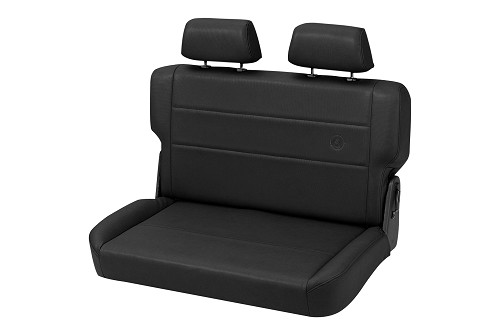 Jeep CJ Wrangler YJ Rücksitzbank Rücksitz Sitz Black Denim i