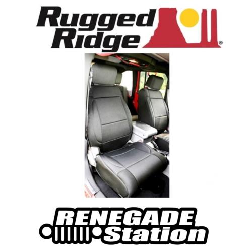 Jeep Wrangler JK Satz Sitzbezüge Sitzbezug Sitzschoner vorne Neopren schwarz 11-14