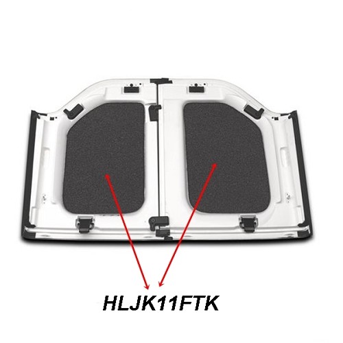 Jeep Wrangler JK Hardtop Freedom Panels Headliner Dämmung Dämmteppich Set BedRug 11-18