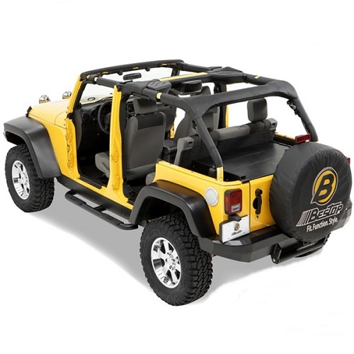 Jeep Wrangler JK 4türer Überrollbügel Polster Überrollbügelpolster Black Diamond Bestop 07-18