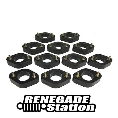 Jeep Wrangler JK Bodyauflage Karosserieauflage Set Auflage Karosserie Höherlegung 1" schwarz Prothane 07-18