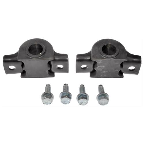 Jeep Commander XH XK Set Schellen mit Stabigummis Ø33mm und Schrauben Stabi vorne Bj. 06-10