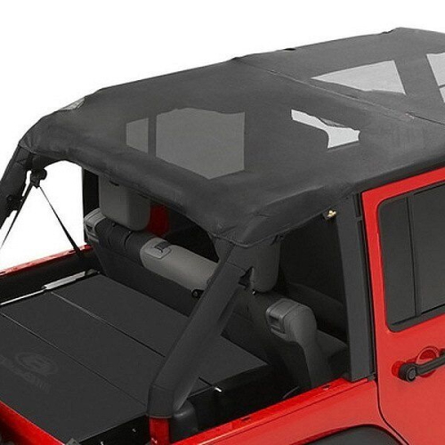 Jeep Wrangler JK 4türer Safari Bikini Top Cable-Style Mesh Bestop 10-18