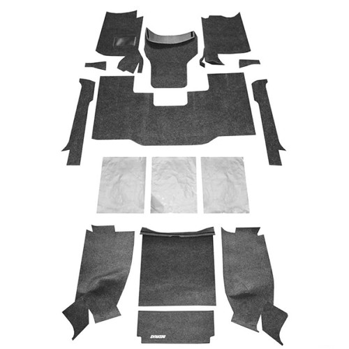 Jeep CJ CJ7 Teppich Komplett Set Fussraum & Kofferaum BedRug