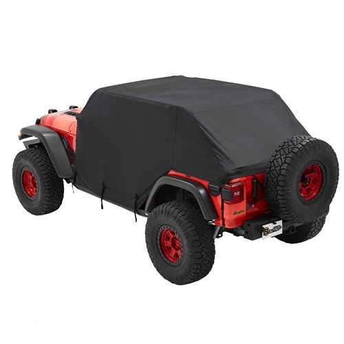 Jeep Wrangler JK 4türer All Weather Trail Cover Regenschutz Abdeckung schwarz für Trektop Bestop 07-18