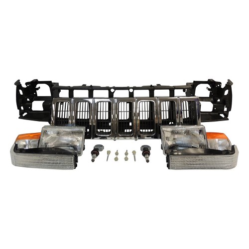Jeep Grand Cherokee ZJ ZG Frontmaske Kühlergrill und Scheinw