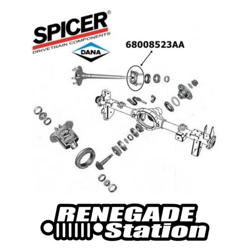 Jeep Wrangler JK Halter Simmerring Steckachse Dana 44 Hinterachse Spicer Bj. 07-18