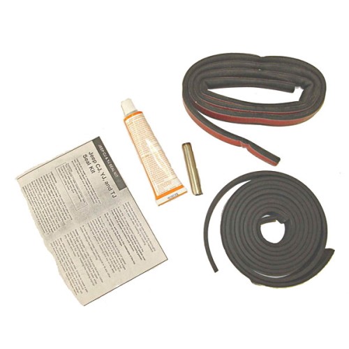 Jeep CJ Wrangler YJ TJ Hardtop Dichtsatz Dichtung inkl. Dichtmasse 77-06