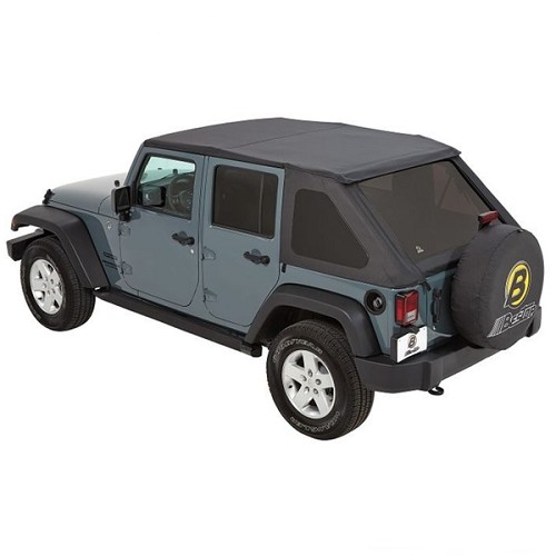 Jeep Wrangler JK 4türer Ersatz Verdeckhülle für Trektop NX Verdeck Black Diamond Bestop 07-18