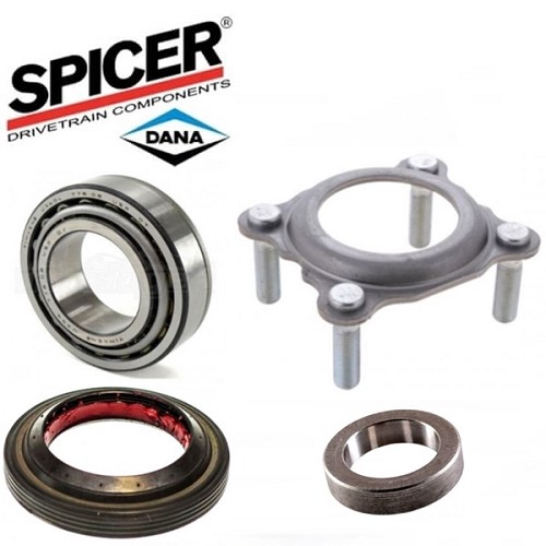 Jeep Wrangler JK Radlager Set außen mit Lagerhalter Dana 35 Hinterachse Spicer Bj. 07