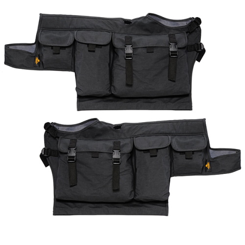 Jeep CJ CJ7 CJ8 Taschen Stautaschen Set für Element High Rock Halbtüren Black Diamond 76-86