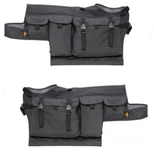 Jeep CJ CJ7 CJ8 Taschen Stautaschen Set für Element High Rock Halbtüren Black Denim 76-86