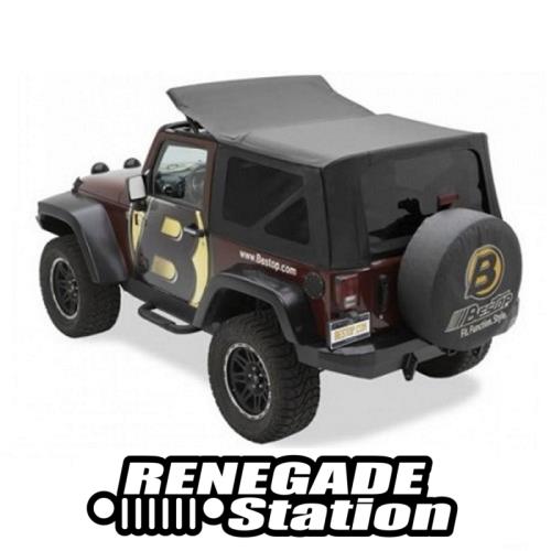 Jeep Wrangler JK 2türer Ersatzverdeck Verdeck Verdeckhülle getönte Scheiben Black Sailcloth Bj. 2010