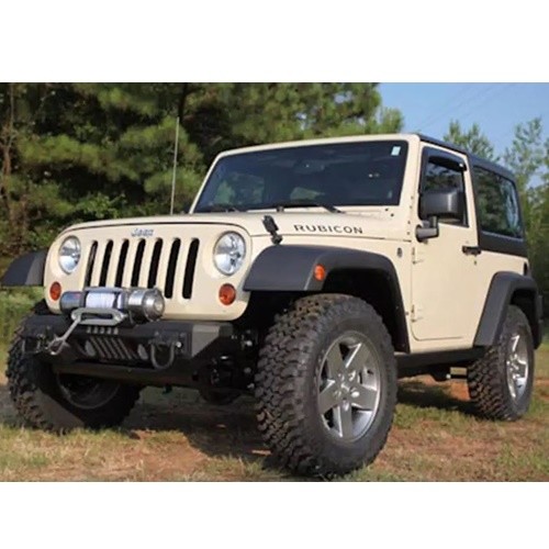 Jeep Wrangler JK Windabweiser 2teilig vorne Rauchglas Acryl