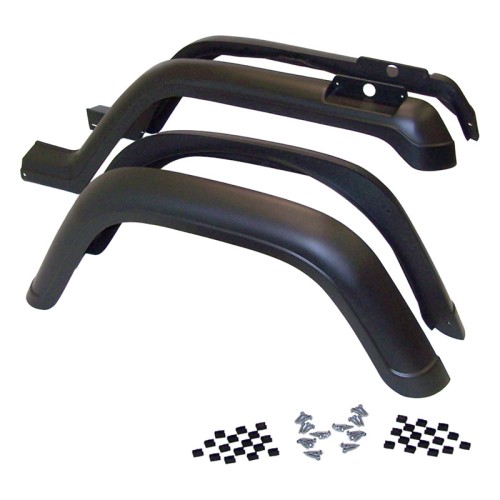 Jeep Wrangler YJ Kotflügelverbreiterung Satz Standard 4-teilig 87-95