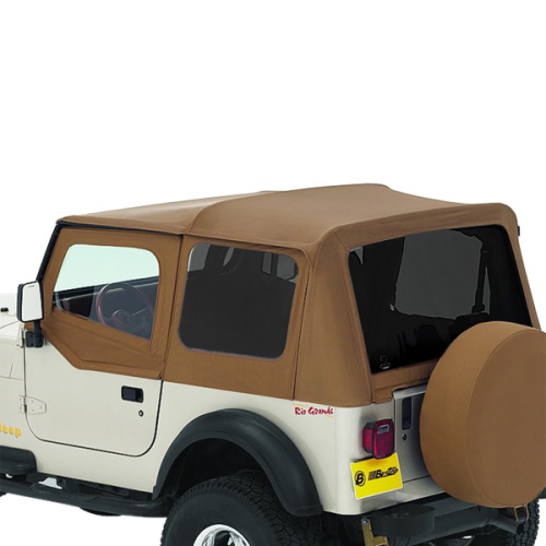Jeep Wrangler YJ Verdeckhülle inkl. Aufsteckfenster mit getönten Scheiben Spice Denim 87-95