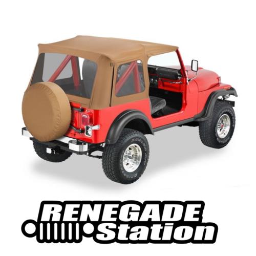 Jeep CJ7  Ersatzverdeck Verdeckhülle Supertop Spice Denim Bestop 76-86