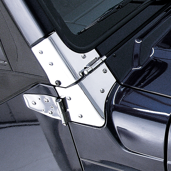 Jeep Wrangler TJ Scharniere Scheibenrahmenscharniere Edelsta