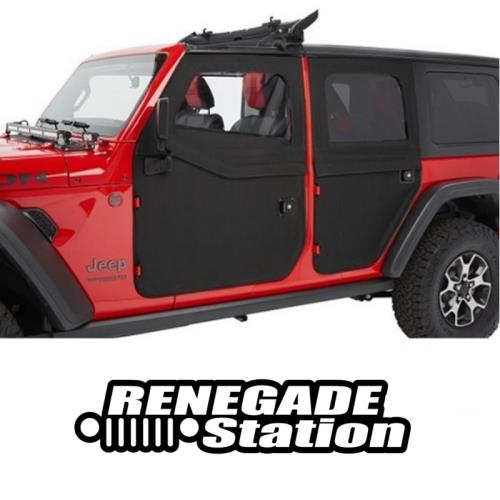 Jeep Wrangler JL Set teilbare Türen hinten schwarz Diamond Bestop 18-