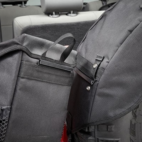 Jeep CJ Wrangler YJ TJ JK JL Organizer Stautasche auf dem Re