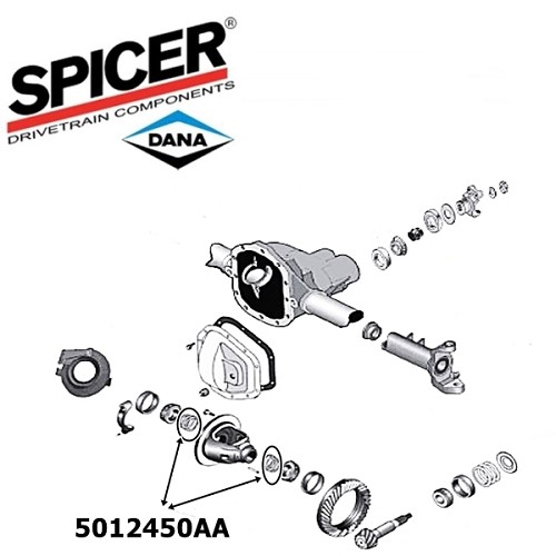 Jeep Grand Cherokee WJ WG Differential Einstellscheiben Satz
