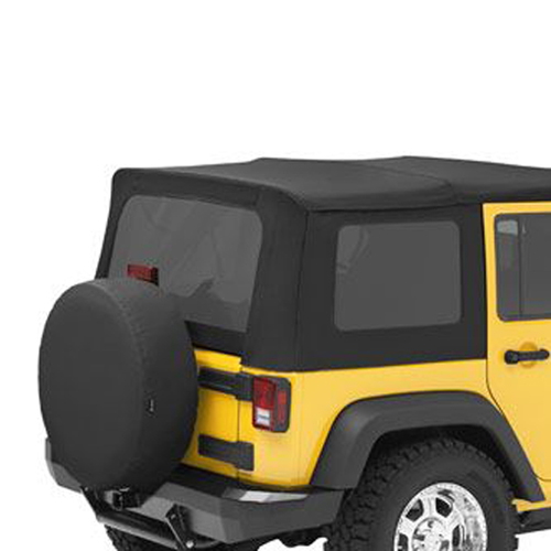 Jeep Wrangler JK 2türer Satz getönte Scheiben für Orginal Verdeck Black Diamond Bestop 11-18