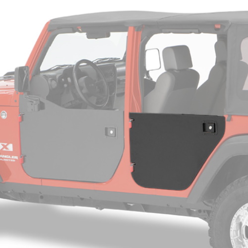 Jeep Wrangler JK Unlimited Verkleidung Türblatt Set hinten für Element Halbtüren Türrahmen 07-18
