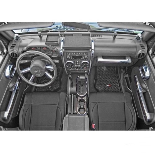 Jeep Wrangler JK 4türer Satz Decor Blenden Innendecorblenden Chrom Automatikgetriebe 07-10