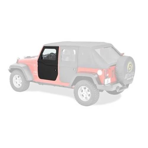 Jeep Wrangler JK Set teilbare Türen vorne Black Diamond Bestop 07-18