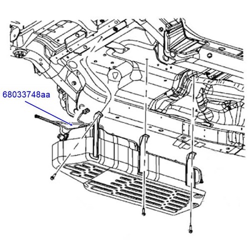 Jeep Grand Cherokee WH WK 3,0 ltr. CRD Tank Kraftstofftank Bj. 05-09