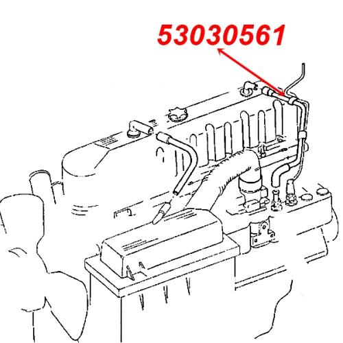 Jeep Grand Cherokee ZJ ZG 4,0 ltr. Schlauch Schlauchpaket Kurbelgehäuse PCV Entlüftung zum Krümmer 93-96