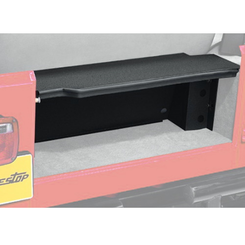 Jeep Wrangler YJ Stahl Staubox Instatrunk im Kofferraum Bestop 87-95