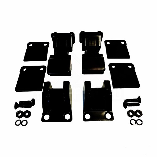 Jeep CJ Wrangler YJ Haubenhalter Set Haubenhaken schwarz in