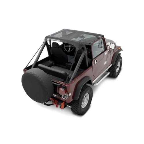 Jeep CJ CJ7 CJ8 Wrangler YJ Bikini Top Traditional Style Mes