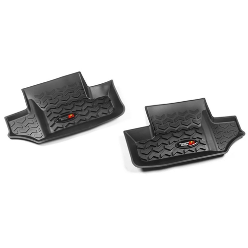 Jeep Wrangler JK Set Fußmatten Gummimatten Fußraumwannen hinten All Terrain Rugged Ridge 07-18