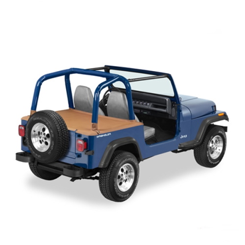 Jeep Wrangler TJ Duster Deck Cover Laderaum Abdeckung Spice Denim 96-02
