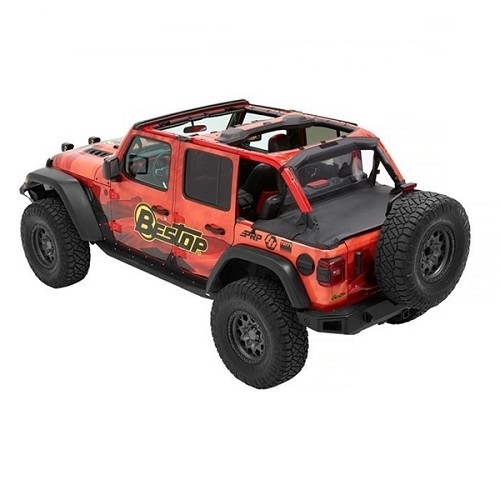 Jeep Wrangler JL 4türer Duster Deck Cover Abdeckung Kofferraum schwarz 18-