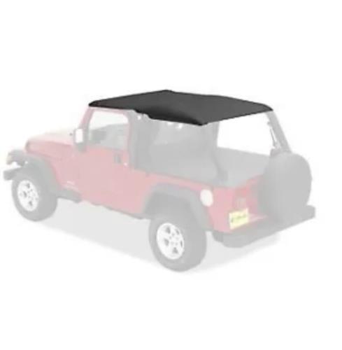 Jeep Wrangler TJ Unlimited Header Bikini Top Safari Style Black Diamond Bestop 04-06