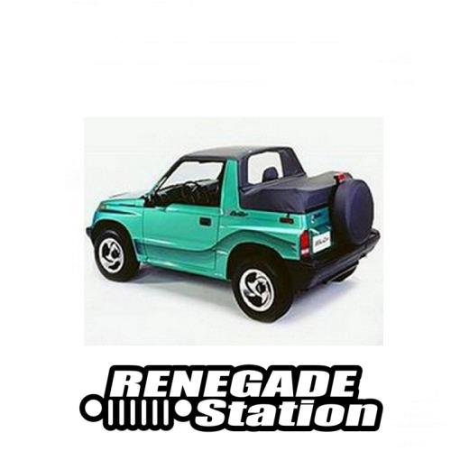 Suzuki Sidekick Chervrolet Geo Tracker Strapless Bikini Top Black Denim Bestop 95-98