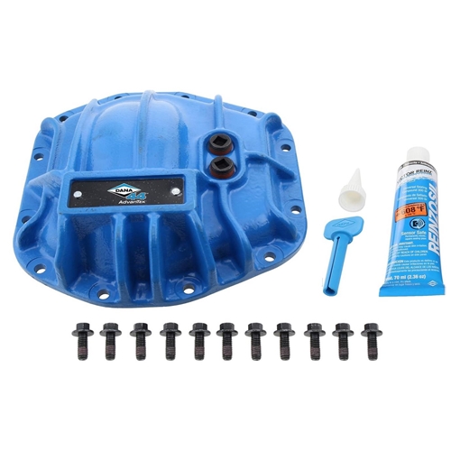 Jeep Wrangler JL Performance Sphäroguss Differentialdeckel Kit Blau Dana 44 AdvanTEK Hinterachse Spicer 18-