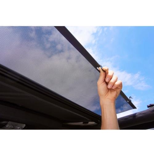 Jeep Wrangler JK auziehbarer Sonnenschutz Rollo Bikini Top für Hardtop Mesh Bestop 07-18