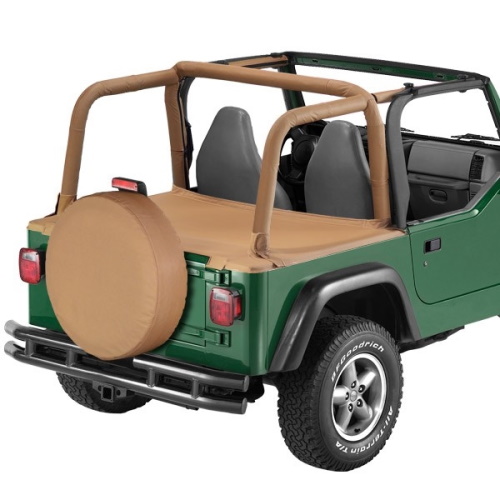 Jeep Wrangler TJ Duster Deck Cover Laderaum Abdeckung Spice Denim 96-02