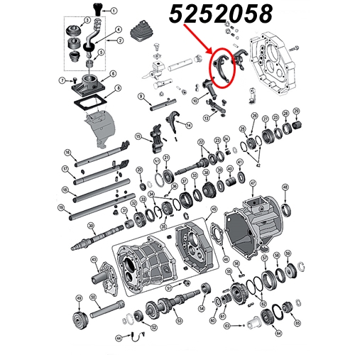 Jeep Grand Cherokee ZJ ZG Schaltgabel 3. & 4. Gang AX15 Schaltgetriebe Bj. 93