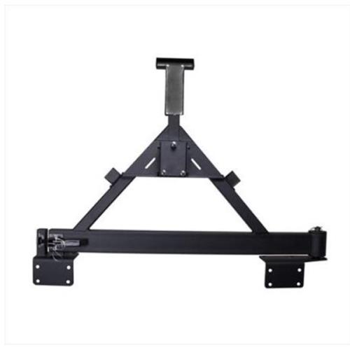 Jeep Wrangler YJ XHD Modul Ersatzradhalter Reserveradhalter hinten schwarz strukturiert 87-95