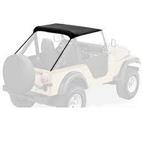 Jeep CJ CJ5 Bikini Top Traditional Style Black Chrush Bestop 76-83