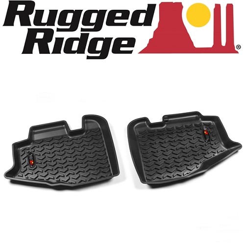 Jeep Wrangler TJ Fußmatten Set Fußraumwannen hinten All Terrain Rugged Ridge 96-06