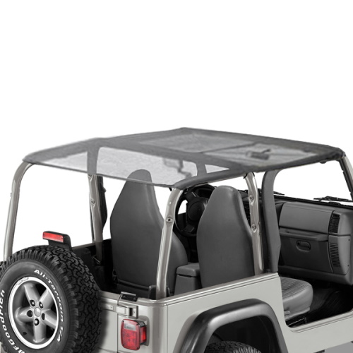 Jeep Wrangler TJ Header Bikini Top Safari Style Mesh Bestop 96-02