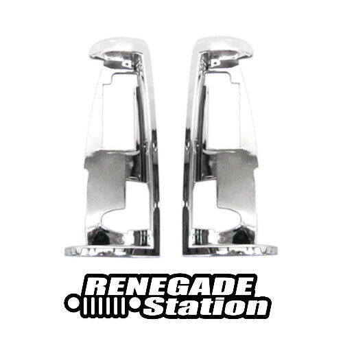 Jeep Cherokee XJ Set Blinkerblenden Chromblende Blende Rahme
