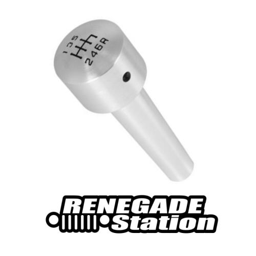 Jeep Wrangler JK 6 Gang Schaltknauf Schaltknopf Aluminium gebürstet 07-10