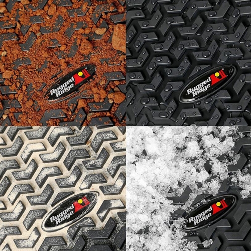 Jeep Compass MP Set Fussmatten Fußmatten Fußraumwannen vorne All Terrain Rugged Ridge 17-